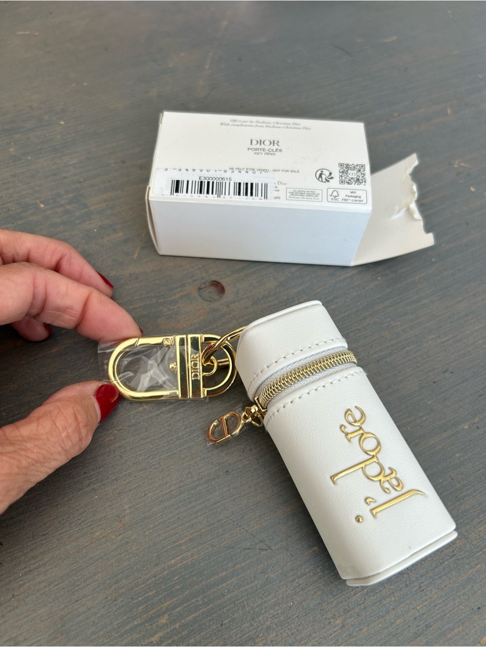 NEW Dior keychain & mini zip Jadore⭐️ - Picture 3 of 6